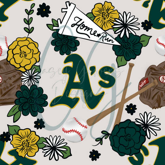 FLORAL ATHLETICS SEAMLESS