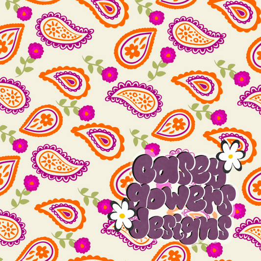 PAISLEY ORANGE