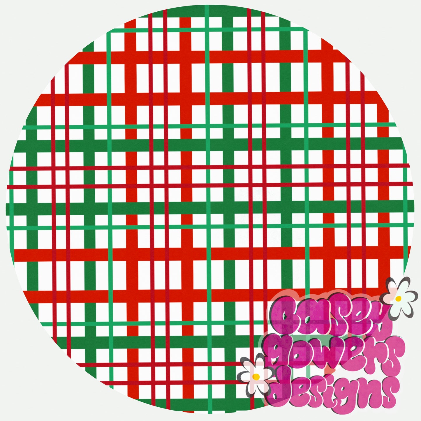 CHRISTMAS SUGAR COOKIES GREEN SEAMLESS with free bonus coord