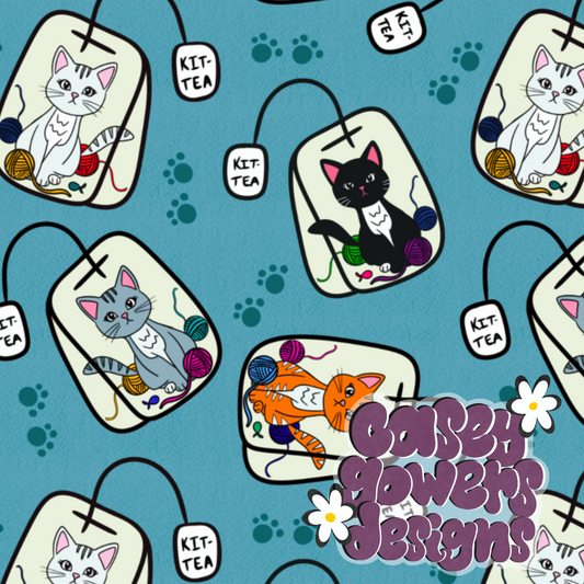 KIT-TEA BLUE SEAMLESS