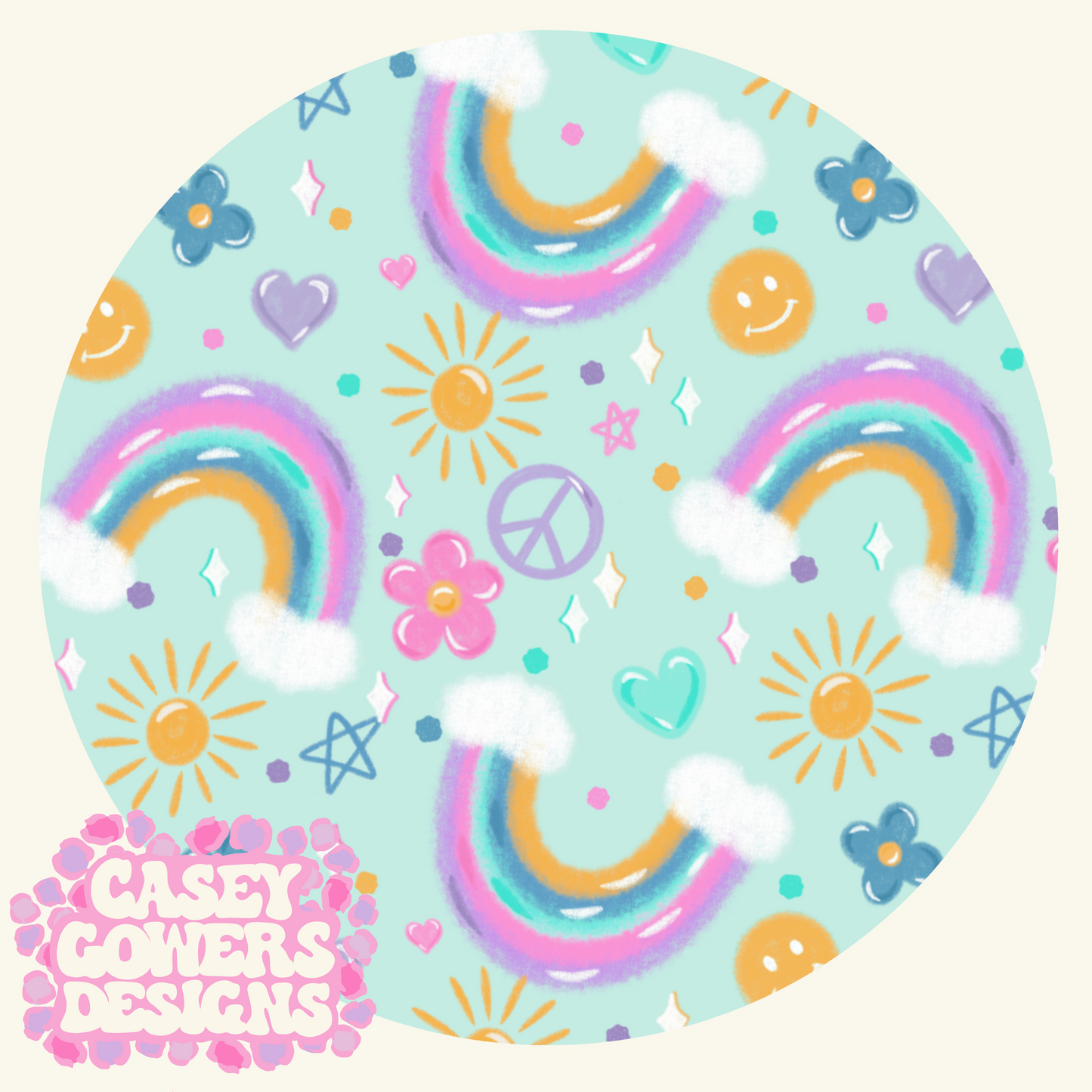 CHALKY RAINBOW SEAMLESS