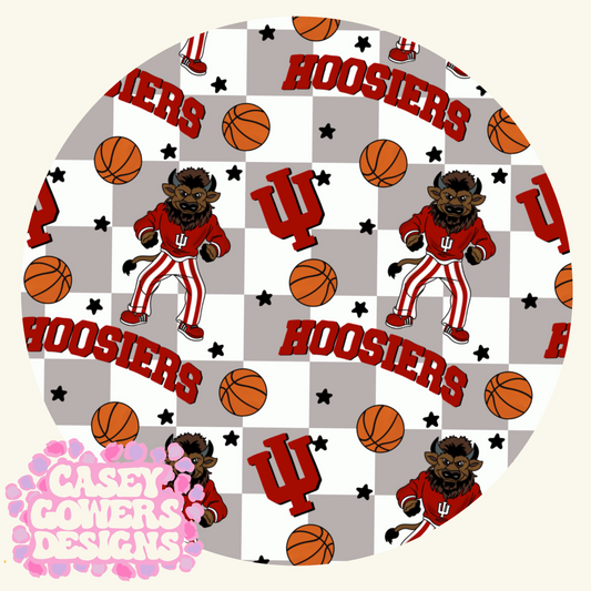 HOOSIERS  BASKETBALL SEAMLESS
