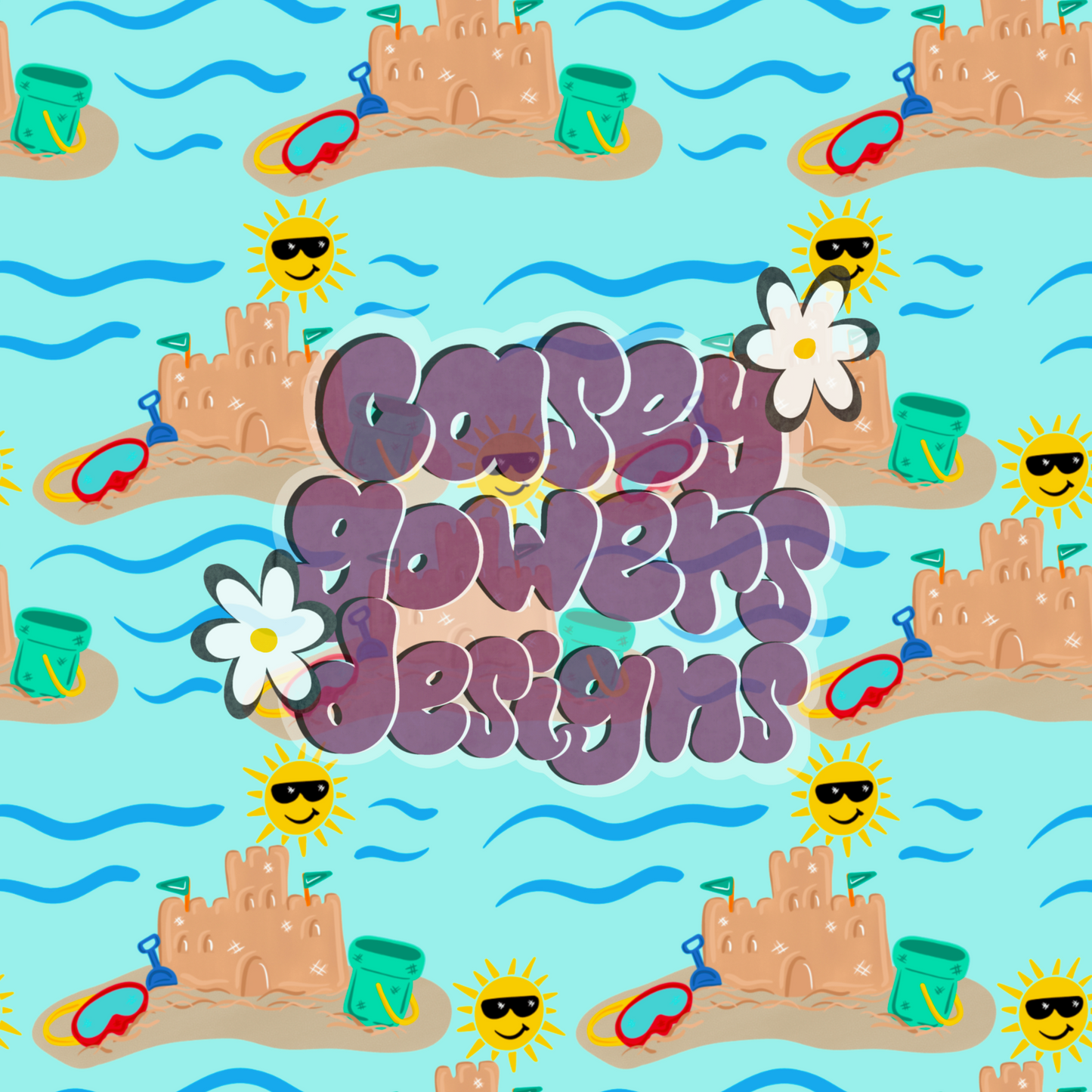 SAND CASTLE SEAMLESS