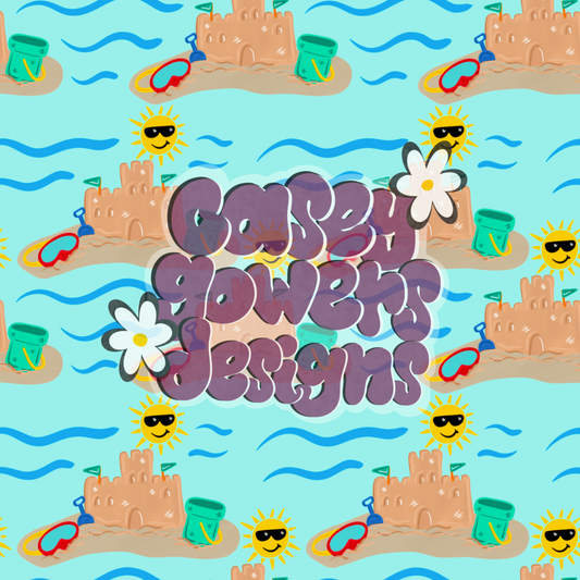 SAND CASTLE SEAMLESS