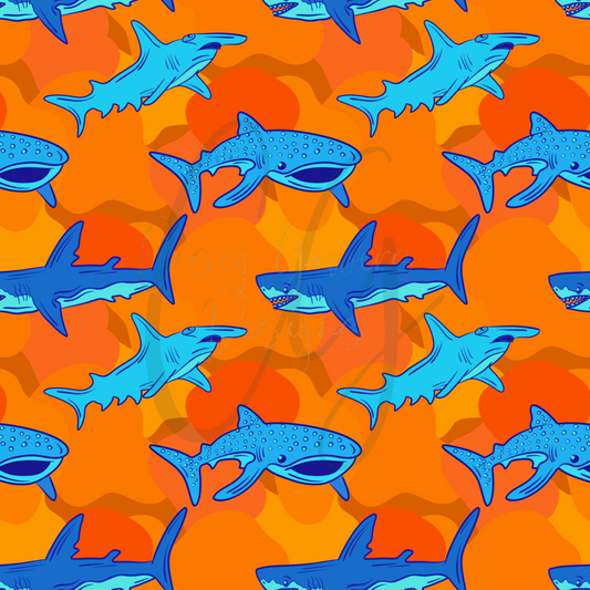 SWIM SAFE BLUE SHARK SEAMLESS