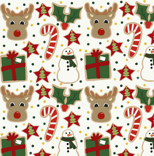 REINDEER COOKIE SEAMLESS