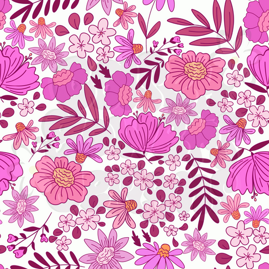 ROSEY BLOOMS SEAMLESS