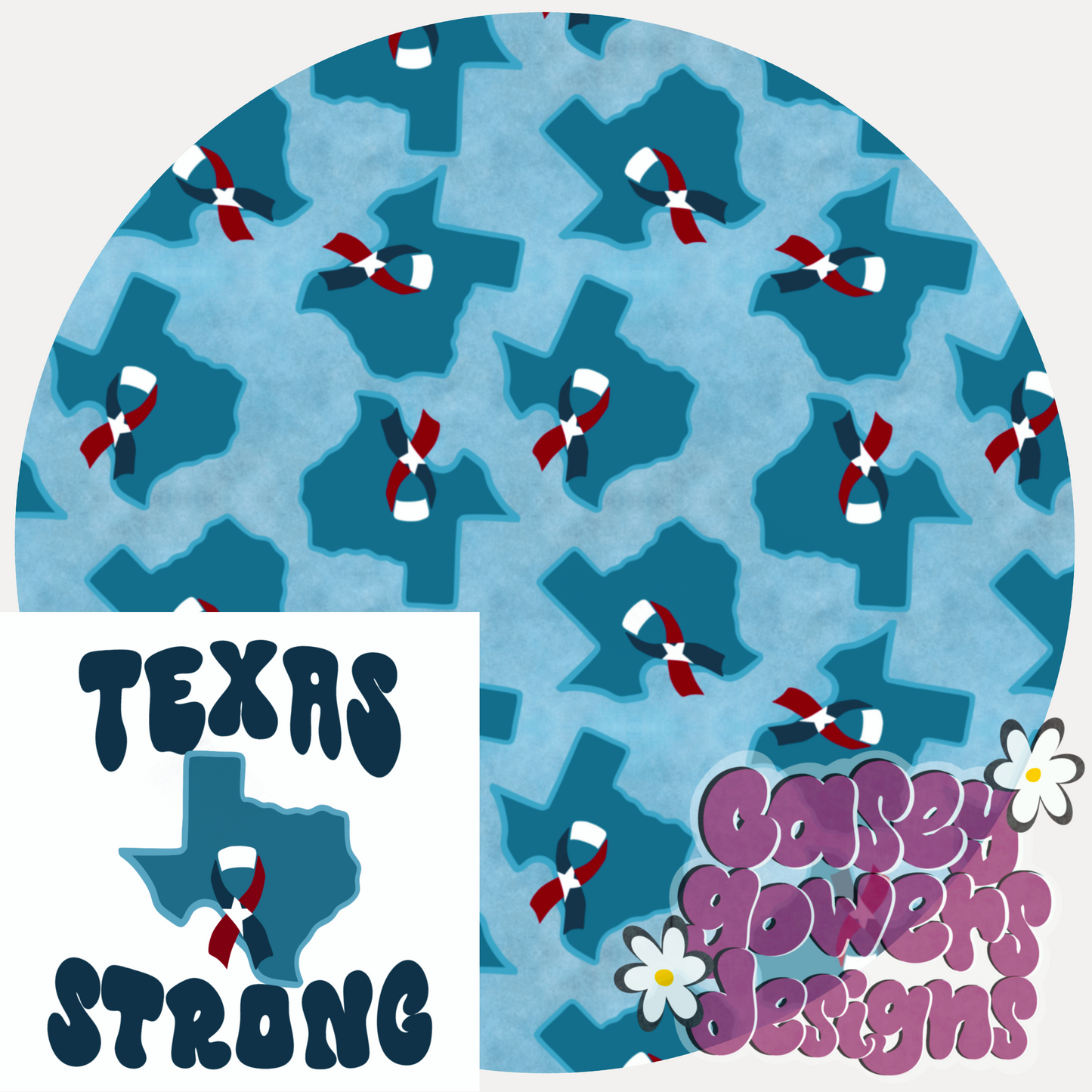 TEXAS STRONG SEAMLESS AND PNG