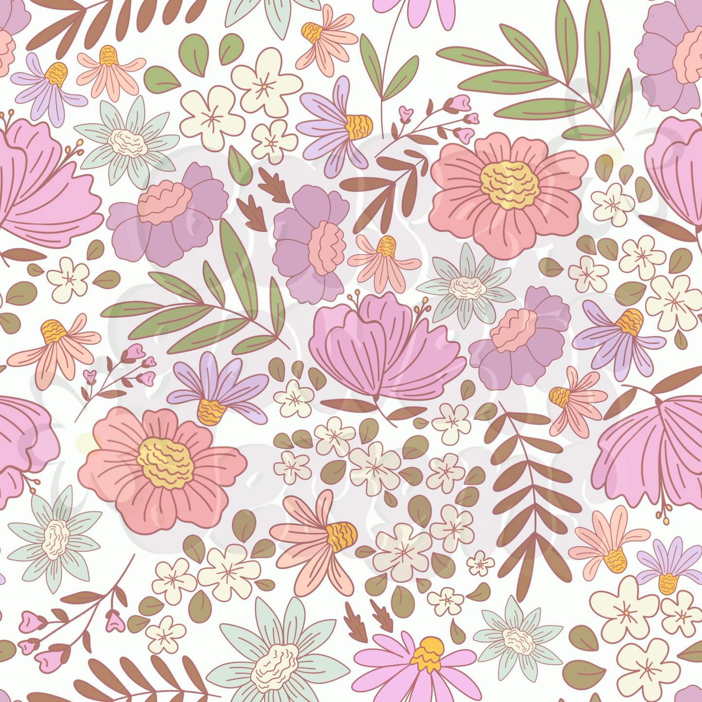 LOVELY BLOOMS SEAMLESS