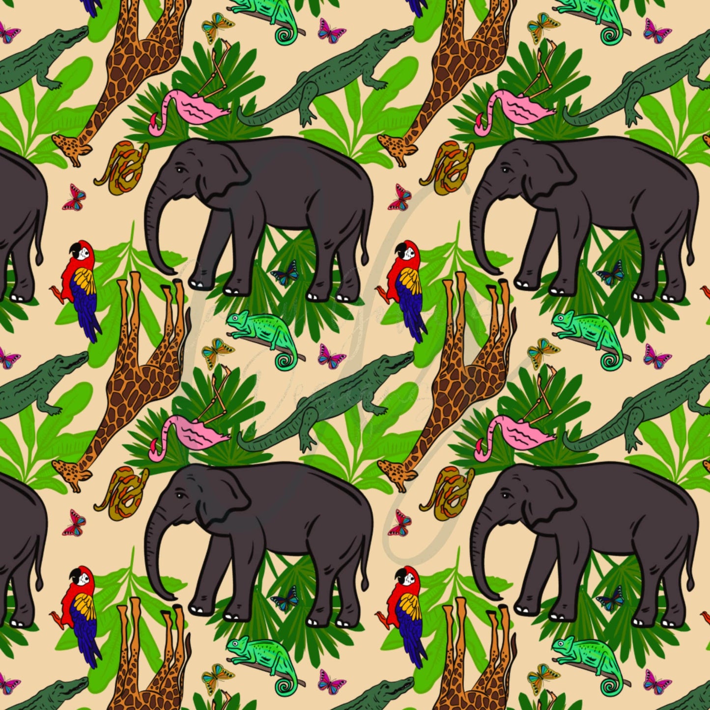 ZOO ANIMAL SEAMLESS