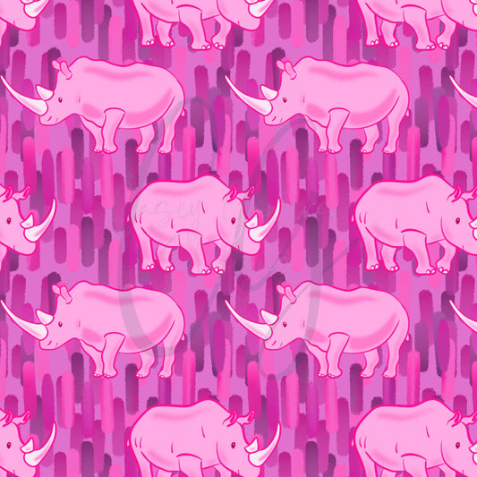GIRLY RHINO SEAMLESS